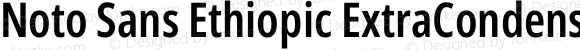 Noto Sans Ethiopic ExtraCondensed SemiBold