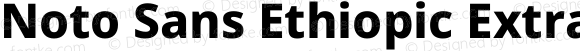 Noto Sans Ethiopic ExtraBold