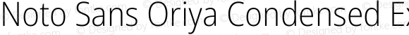 Noto Sans Oriya Condensed ExtraLight