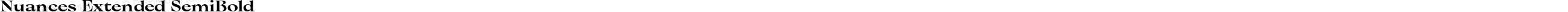 Nuances Extended SemiBold
