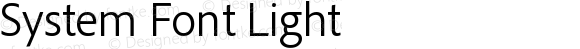System Font Light
