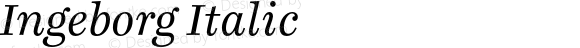 Ingeborg Italic