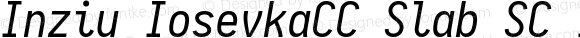 Inziu IosevkaCC Slab SC Italic