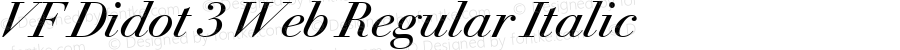 VF Didot 3 Web Regular Italic