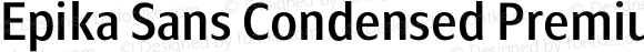 Epika Sans Condensed Premium SemiBold