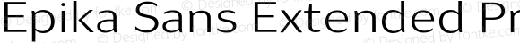 Epika Sans Extended Premium Regular