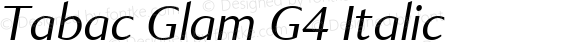 Tabac Glam G4 Italic