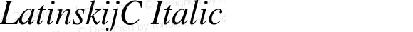 LatinskijC-Italic