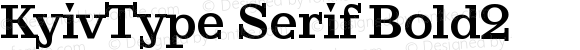 KyivType Serif Bold2