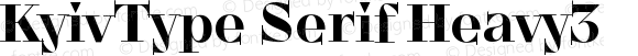 KyivType Serif Heavy3