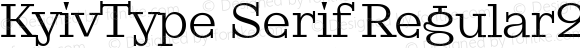 KyivType Serif Regular2