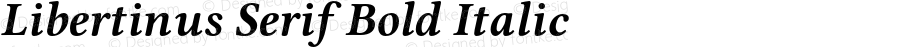 Libertinus Serif Bold Italic