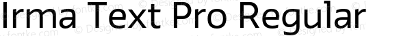 Irma Text Pro Regular