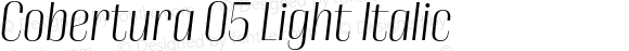 Cobertura 05 Light Italic