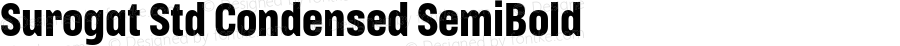 Surogat Std Condensed SemiBold