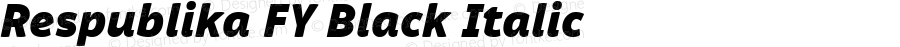 Respublika FY Black Italic