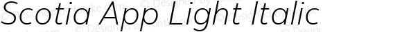 Scotia App Light Italic
