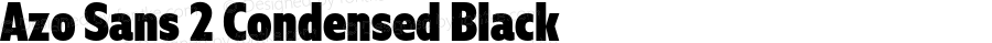 Azo Sans 2 Condensed Black