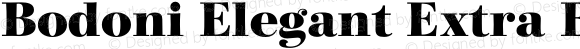 Bodoni Elegant Extra Bold