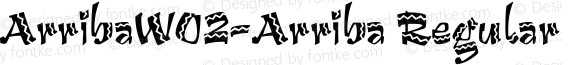 ArribaW02-Arriba Regular Version 1.1
