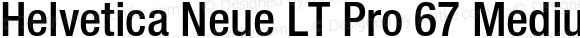 Helvetica Neue LT Pro 67 Medium Condensed