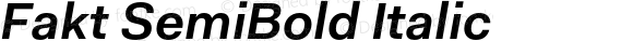 Fakt SemiBold Italic