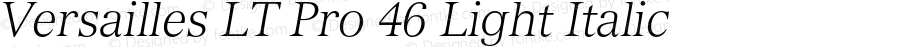 VersaillesLTPro-LightItalic