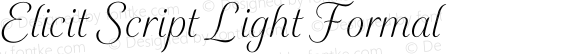 Elicit Script Light Formal