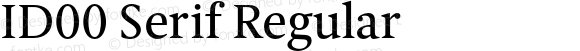 ID00 Serif Regular