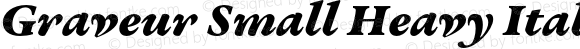 Graveur Small Heavy Italic