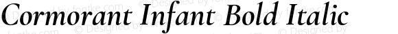Cormorant Infant Bold Italic