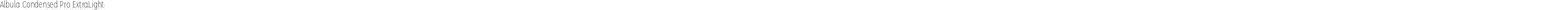Albula Condensed Pro ExtraLight
