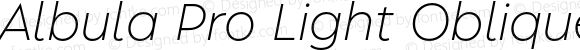 Albula Pro Light Oblique