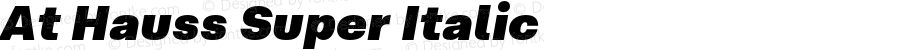 At Hauss Super Italic