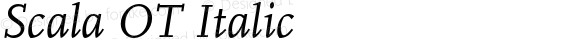 Scala OT Italic