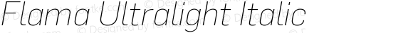 Flama Ultralight Italic