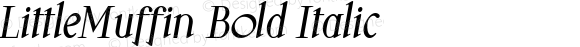 LittleMuffin Bold Italic