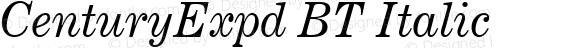 CenturyExpd BT Italic