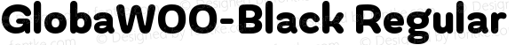 GlobaW00-Black Regular