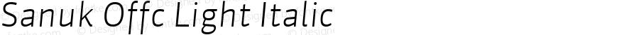 Sanuk Offc Light Italic