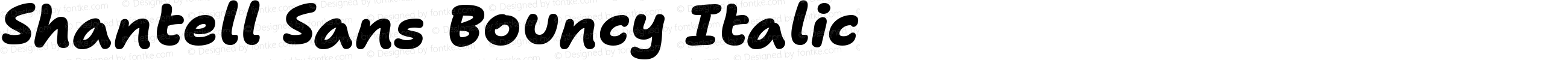 Shantell Sans Bouncy ExtraBold Italic