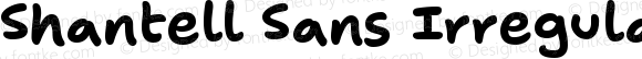 Shantell Sans Irregular Bouncy Bold