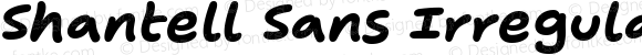 Shantell Sans Irregular Bold Italic