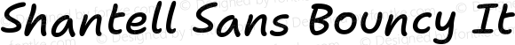 Shantell Sans Bouncy Medium Italic