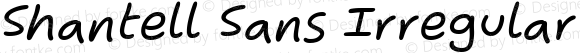 Shantell Sans Irregular Bouncy Italic