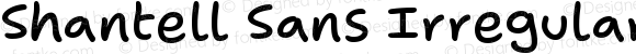 Shantell Sans Irregular Medium