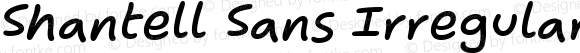 Shantell Sans Irregular Bouncy Medium Italic