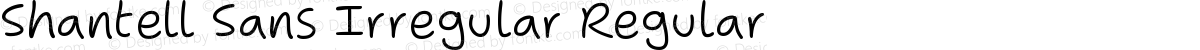 Shantell Sans Irregular Regular