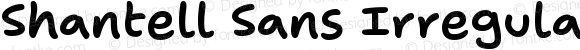 Shantell Sans Irregular SemiBold