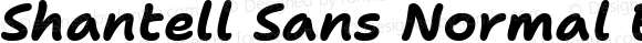 Shantell Sans Normal Bold Italic
